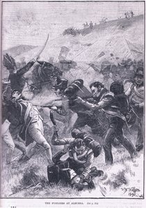 Os fusiliers em Albuera de William Barnes Wollen