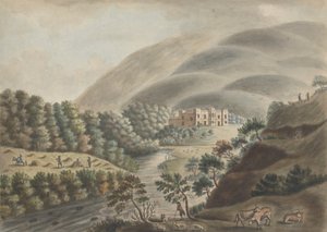 Castelo de Kielder, Northumberland de William Beilby