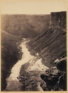 Grand Cañon, rio Colorado, perto de Paria Creek, olhando para oeste