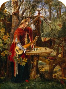 Fair Rosamond Alone in her Bower (óleo sobre tela) de William Bell Scott