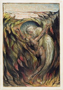 &39;Todas as formas humanas identificadas ...&39;, placa 99 de &39;Jerusalém&39; de William Blake