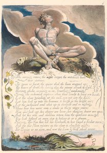 América. Uma profecia, ilustração 8, A manhã vem ... de William Blake