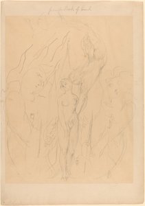 Um anjo ensinando a uma filha dos homens os segredos do pecado de William Blake