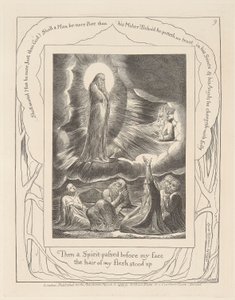 Livro de Job, Placa 9, A Visão de Elifaz de William Blake
