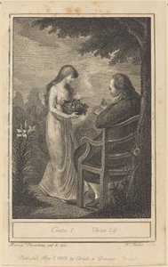 Canto I, Verso 29, 1803. de William Blake