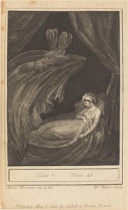 Canto V, Verso 43, 1803. de William Blake