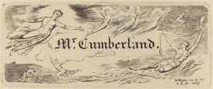 Cartão de George Cumberland de William Blake