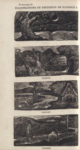 Ilustrações de Imitação de Écloga I, Página 15 de William Blake