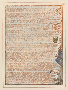 Jerusalém, ilustração 13, e em direção ao Éden .... de William Blake