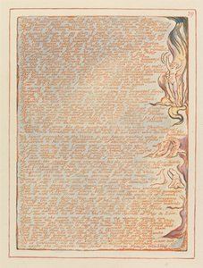 Jerusalém, ilustração 29, Em seguida, a visão divina .... de William Blake