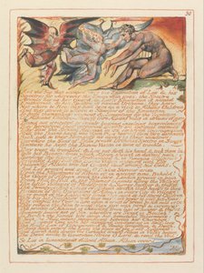 Jerusalém, ilustração 30, e os dois que escaparam .... de William Blake
