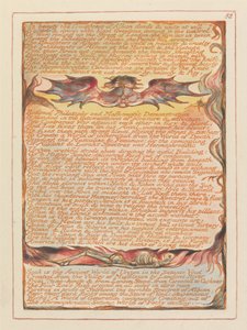 Jerusalém, Placa 58, Em beleza, as Filhas de Albion .... de William Blake