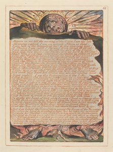 Jerusalém, ilustração 62, Descanse em mim .... de William Blake