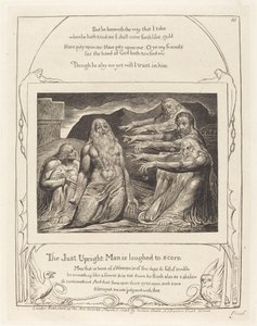 Jó repreendido por seus amigos de William Blake