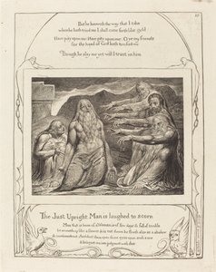 Job Rebuked by His Friends, 1825. de William Blake