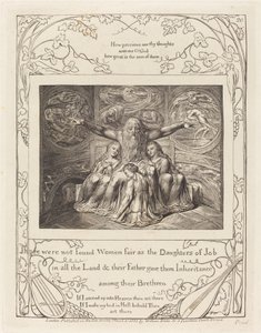Jó e suas filhas de William Blake