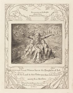 Jó e suas filhas de William Blake
