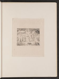 Job and His Family, 1825. de William Blake