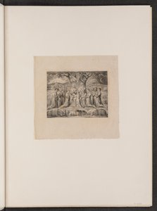 Job and His Family, 1825. de William Blake