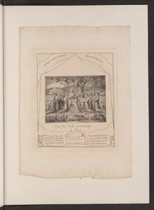 Job and His Family, 1825. de William Blake