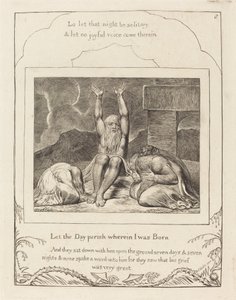 O desespero de Jó de William Blake