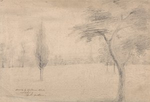 Paisagem com Spire de William Blake