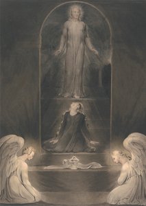 Mary Magdalen no Sepulcro de William Blake