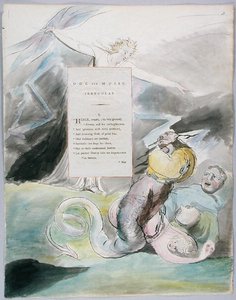 &39;Ode for Music&39;, desenho 95 de &39;The Poems of Thomas Gray&39; de William Blake