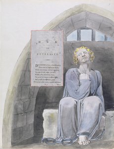 Ode to Adversity, design 37 de &39;The Poems of Thomas Gray&39; de William Blake