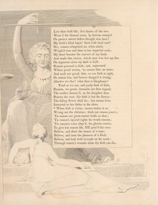 Placa 41 (página 92): "Quando a fé é virtude, a razão fá-lo de William Blake