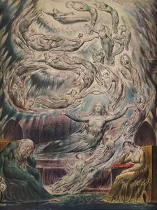 Sonho da rainha Katherines, c1825 de William Blake
