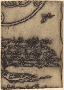 Restrike do fragmento da placa cancelada para "A Prophecy" de William Blake