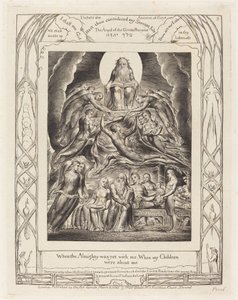 Satanás Diante do Trono de Deus de William Blake