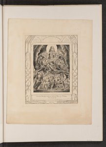 Satanás Diante do Trono de Deus de William Blake