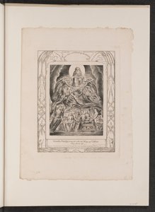Satanás Diante do Trono de Deus de William Blake