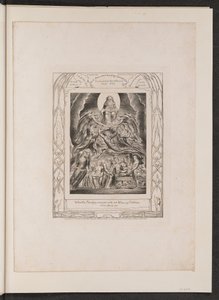 Satanás Diante do Trono de Deus de William Blake