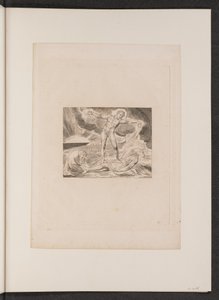 Satan Smiting Job with Boils, 1825. de William Blake