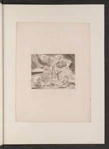 Satan Smiting Job with Boils, 1825. de William Blake