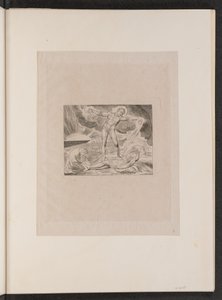 Satan Smiting Job with Boils, 1825. de William Blake