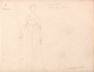 Folha do Blake-Varley Sketchbook de 1819, páginas 27 e 28 de William Blake