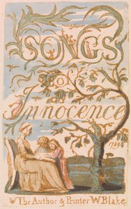 Songs of Innocence, Plate 2, Title Page (Bentley 3) de William Blake