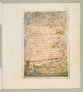 Canções de Inocência e de Experiência: Canção da Enfermeira, ca. 1825. de William Blake