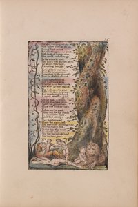 Canções de inocência e experiência, ilustração 35, The Little Girl Found (Bentley 36) de William Blake