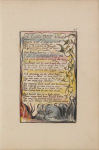 Canções de inocência e experiência, ilustração 46, A Little Boy Lost (Bentley 50) de William Blake