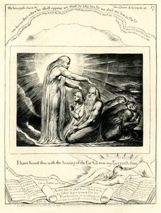 O Livro de Jó 42:5 de William Blake