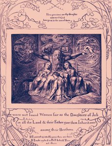 As ilustrações do Livro de Job de William Blake de William Blake