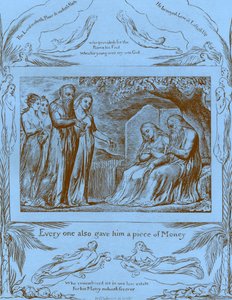As ilustrações do Livro de Job de William Blake de William Blake
