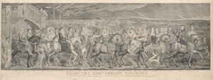 Os peregrinos de Cantuária de William Blake