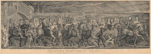 Os Peregrinos de Canterbury, 1810. de William Blake