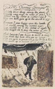 &39;The Chimney Sweeper&39;, placa 45 de &39;Songs of Experience&39; de William Blake